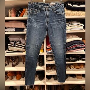 Ag Adriano Goldschmied Dark Blue Skinny Jeans